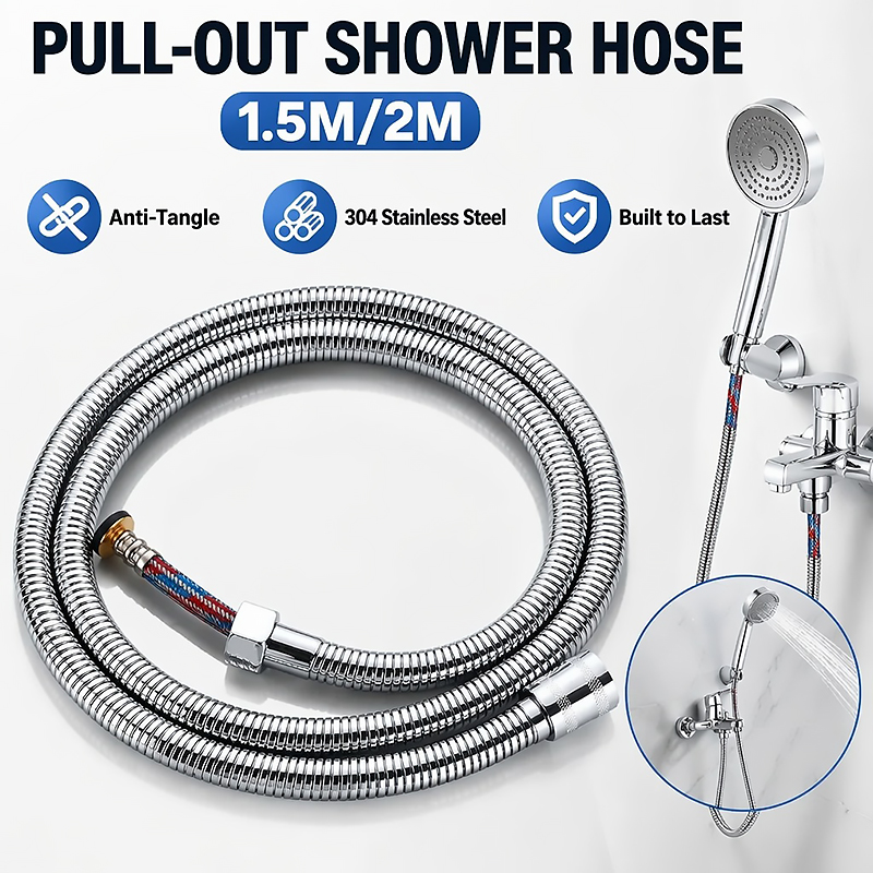 Flexible Hose Braided - Selang Mandi Kepang Baja Tahan Karat