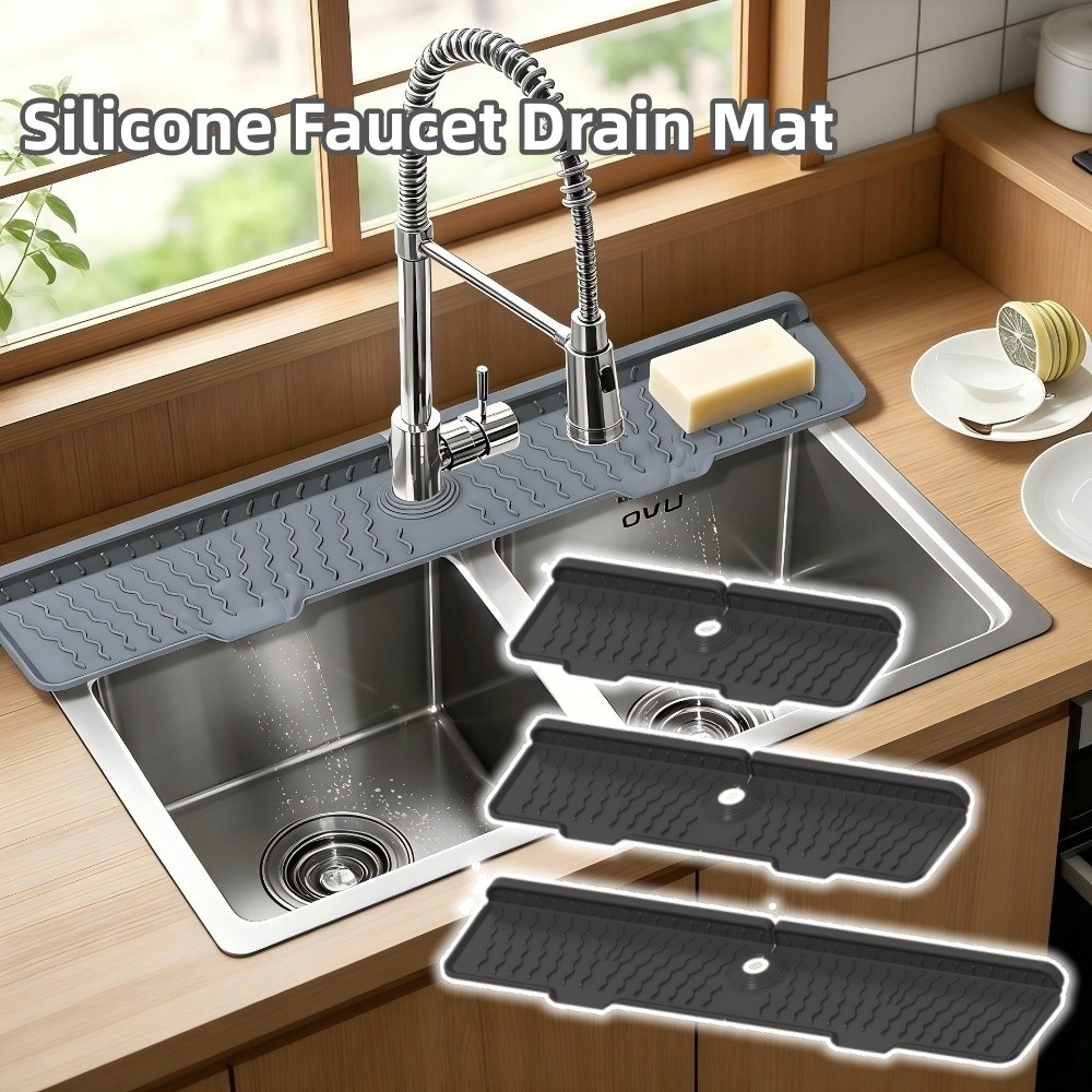 Silicone Tap Washer - Alas Tirisan Keran Silikon Anti-selip Panjang