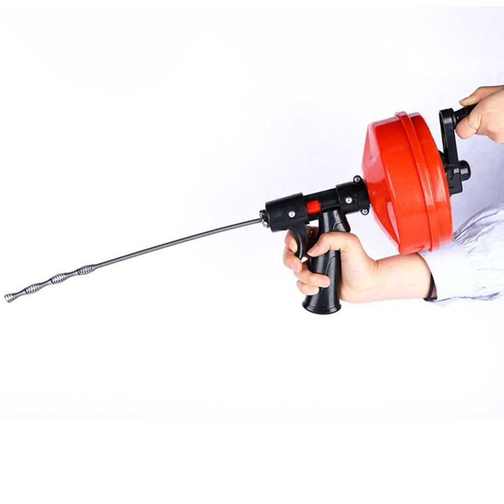 Drain Snake Flexible - Alat Pembersih Saluran Air Profesional Manual/Elektrik