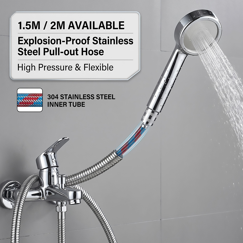 Selang Mandi Kepang Baja Tahan - Flexible Hose Braided ulasan dan harga