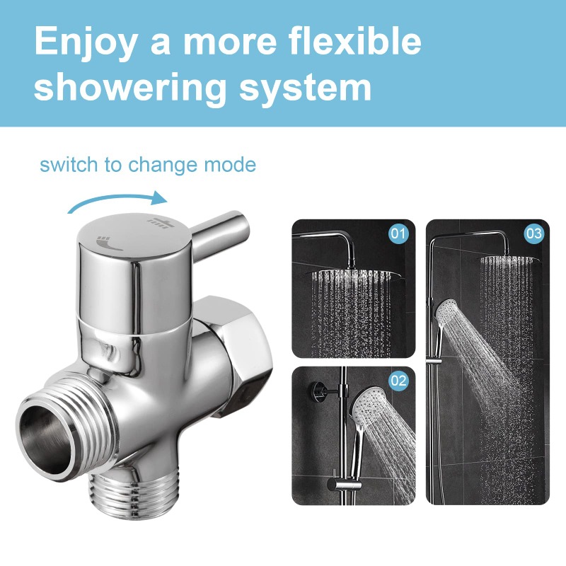 Katup pengalih kepala pancuran - Shower Valve Cartridge ulasan dan harga